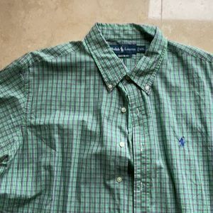 Polo Green stripped dress shirt